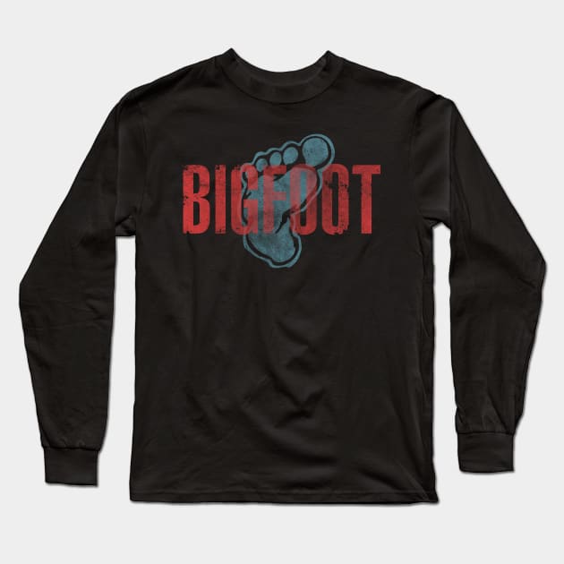 Bigfoot Long Sleeve T-Shirt by DavidLoblaw